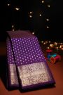 Venkatagiri Silk Purple Saree