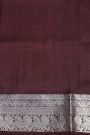 Venkatagiri Silk Maroon Saree