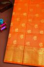 Venkatagiri Silk Orange Saree