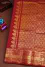 Venkatagiri Silk Red Saree