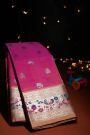 Venkatagiri Silk Pink Saree