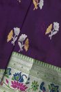 Venkatagiri Silk Purple Saree