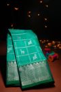 Venkatagiri Silk Sea Green Saree