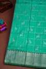 Venkatagiri Silk Sea Green Saree