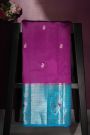 Matka Silk Purple Saree