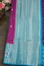 Matka Silk Purple Saree