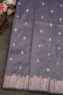Matka Silk Grey Saree