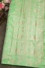 Matka Silk Sea Green Saree