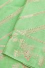 Matka Silk Sea Green Saree