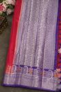 Matka Silk Red Saree