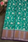 Matka Silk Sea Green Saree