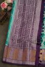 Matka Silk Sea Green Saree