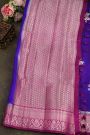 Matka Silk Royal Blue Saree