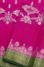 Matka Silk Pink Saree