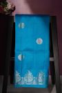 Matka Silk Blue Saree