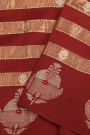 Matka Silk Maroon Saree