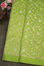 Matka Silk Green Saree