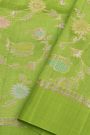 Matka Silk Green Saree