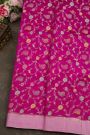 Matka Silk Rani Pink Saree