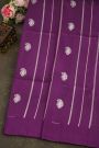 Matka Silk Purple Saree