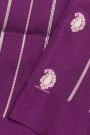 Matka Silk Purple Saree