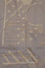 Designer Organza Grey Saree