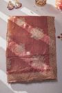 Designer Organza Onion Pink Saree