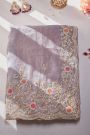 Designer Organza Lavender Saree