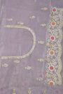 Designer Organza Lavender Saree