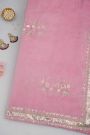 Designer Organza Pink Saree