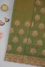 Designer Georgette Green Saree