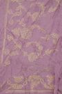 Designer Georgette Lavender Saree