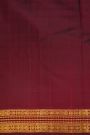 Kancheepuram Silk Dark Maroon Saree