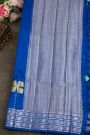 Matka Silk Royal Blue Saree
