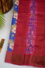Fancy Tussar Royal Blue Saree