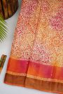 Fancy Tussar Off White Saree