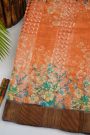 Fancy Tussar Peach Saree