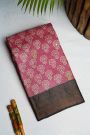 Fancy Tussar Pink Saree