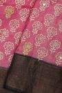 Fancy Tussar Pink Saree