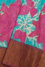 Fancy Tussar Sky Blue Saree