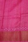 Fancy Tussar Royal Blue Saree