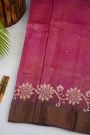 Fancy Tussar Magenta Saree