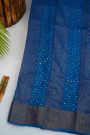 Fancy Tussar Sea Blue Saree