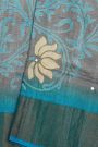 Fancy Tussar Grey Saree