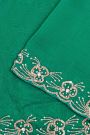 Designer Organza Sea Green Saree