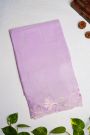 Designer Crepe Lavender Saree