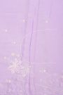Designer Crepe Lavender Saree