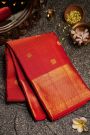 Kancheepuram Silk Red Saree