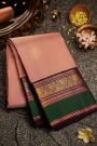 Kancheepuram Silk Light Peach Saree