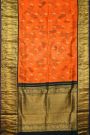 Kalamkari Print Silk Peach Saree